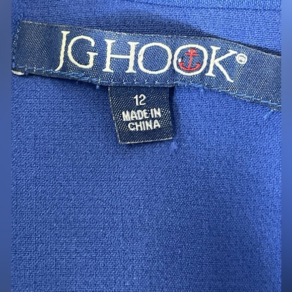 JG HOOK suit women’s size 12 classic bright violet blue skirt suit w/pockets 💙💙 - Picture 7 of 9